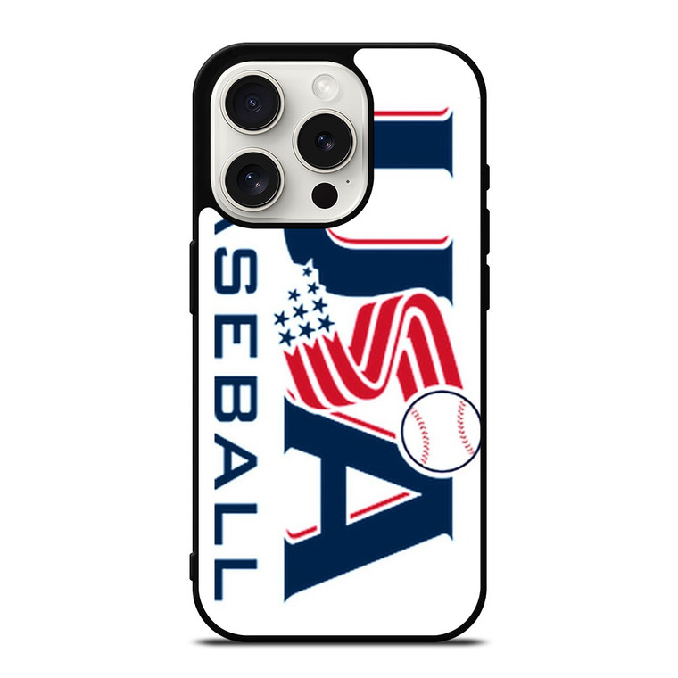 UNITED STATES BASEBALL LOGO iPhone 15 Pro Case Cover