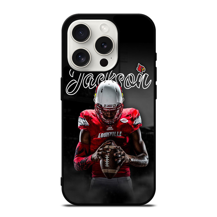 UNIVERSITY OF LOUISVILLE LAMAR JACKSON iPhone 15 Pro Case Cover