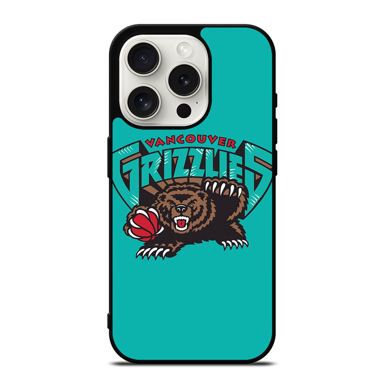 VANCOUVER GRIZZLIES LOGO iPhone 15 Pro Case Cover