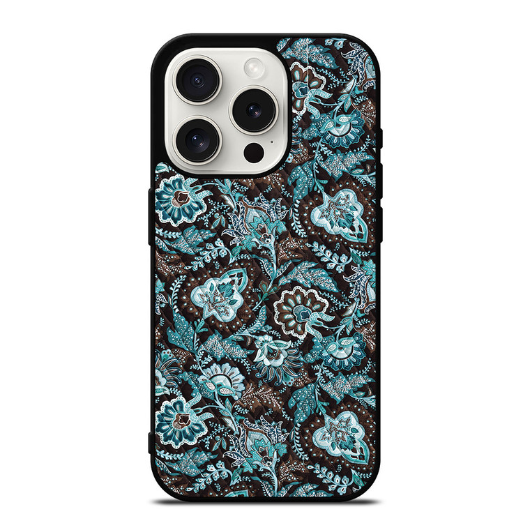 VERA BRADLEY JAVA BLUE iPhone 15 Pro Case Cover