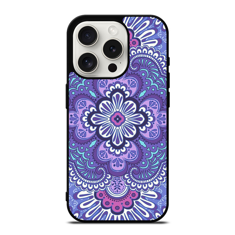 VERA BRADLEY LILAC TAPESTRY iPhone 15 Pro Case Cover