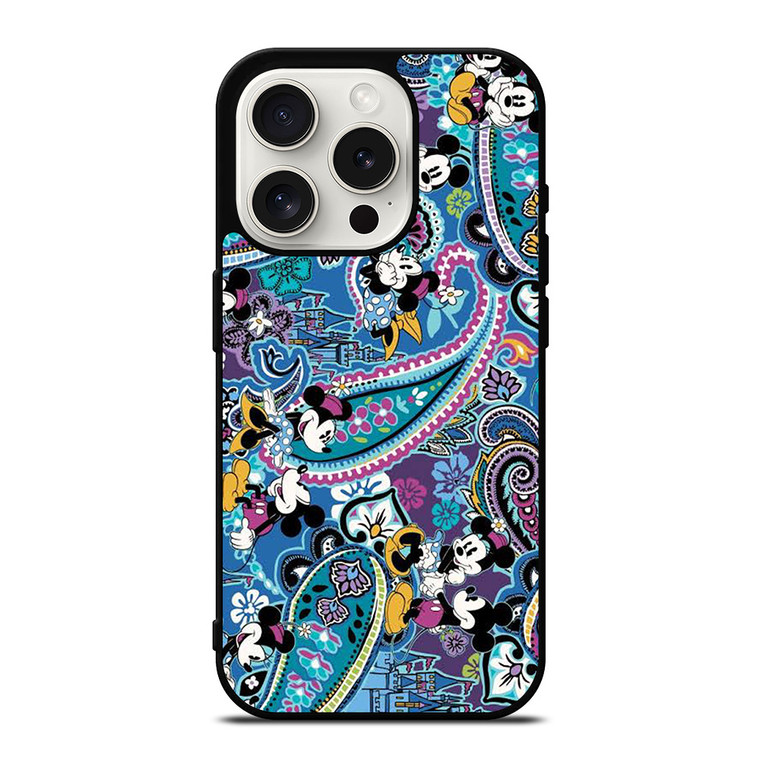 VERA BRADLEY MICKEY MOUSE BLUE iPhone 15 Pro Case Cover