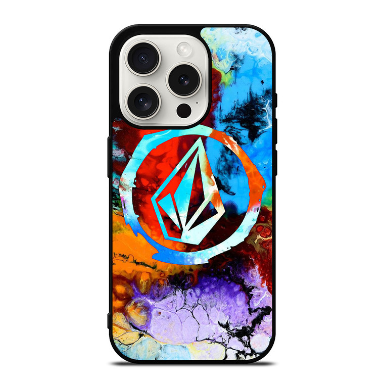 VOLCOM COLORFUL LOGO iPhone 15 Pro Case Cover