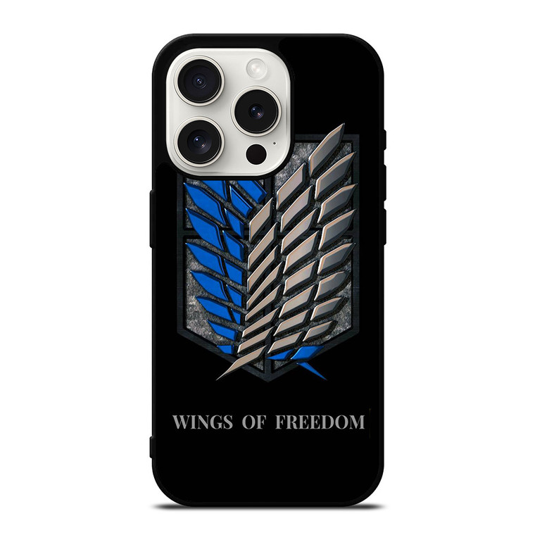 WINGS OF FREEDOM AOT iPhone 15 Pro Case Cover
