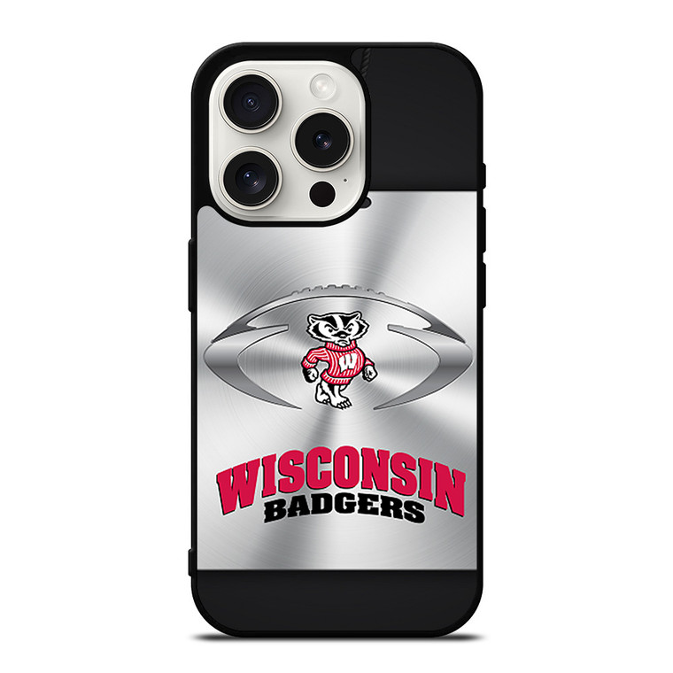 WISCONSIN BADGER NFL iPhone 15 Pro Case Cover