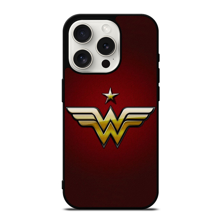 WONDER WOMAN LOGO DC iPhone 15 Pro Case Cover