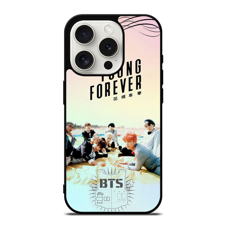 YOUNG FOREVER BANGTAN BOYS BTS iPhone 15 Pro Case Cover