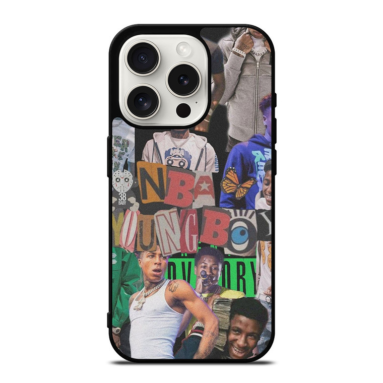 YOUNGBOY NEVER BROKE AGAIN NBA COLLAGE iPhone 15 Pro Case Cover