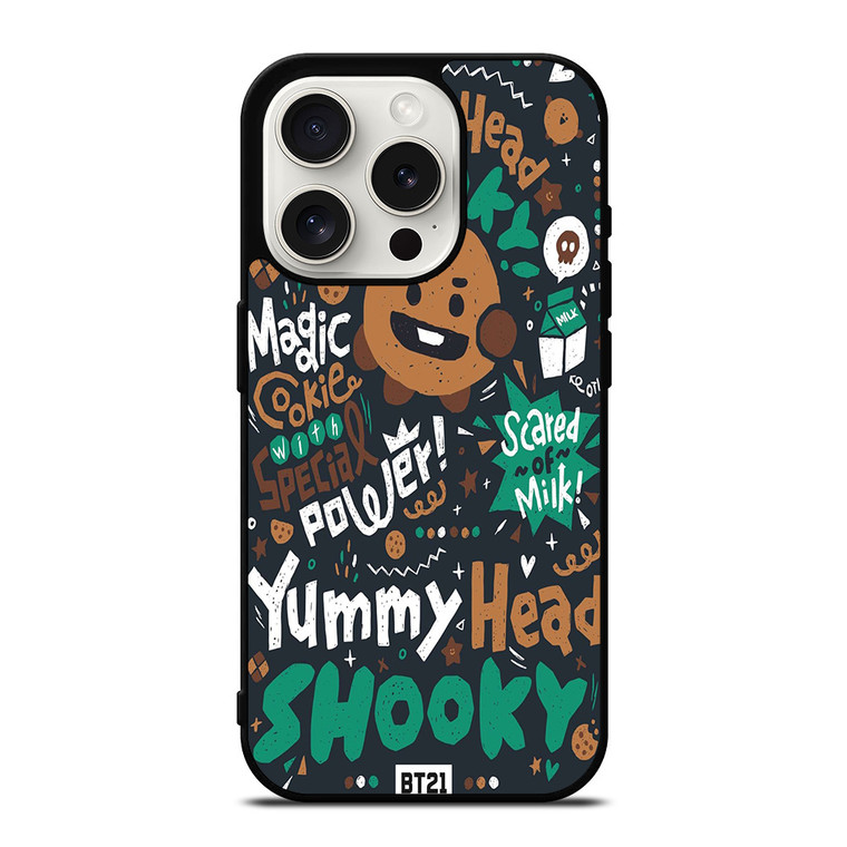 YUMMY HEAD SHOOKY BTS 21 iPhone 15 Pro Case Cover