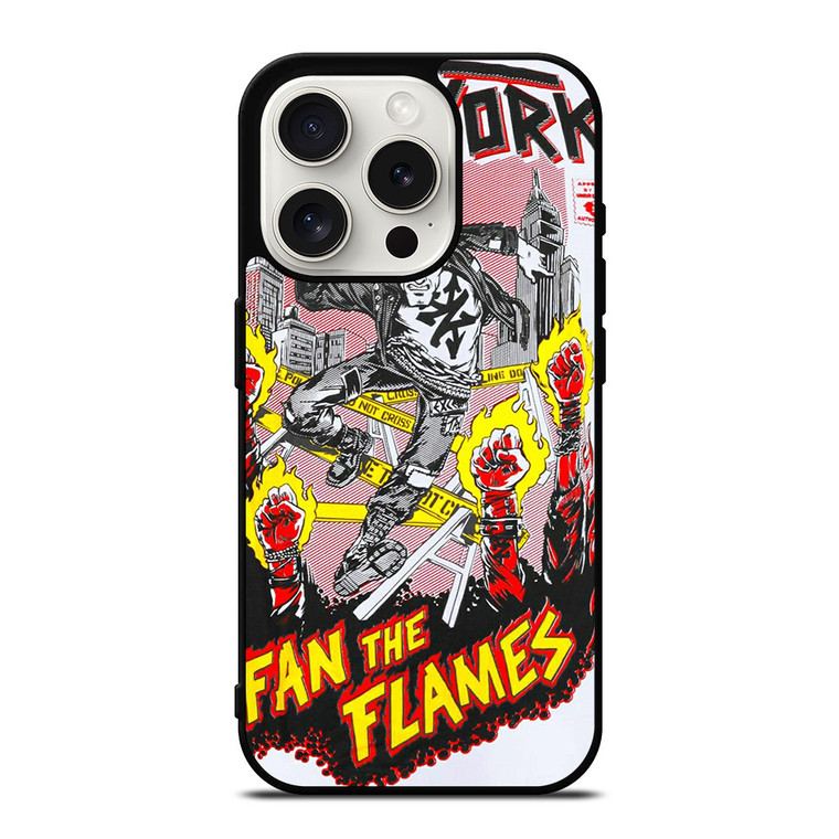 ZOO YORK FAN THE FLAMES iPhone 15 Pro Case Cover