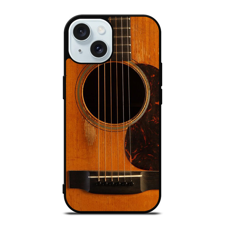 ACOUSTIC GUITAR CLASSIC iPhone 15 Case Cover