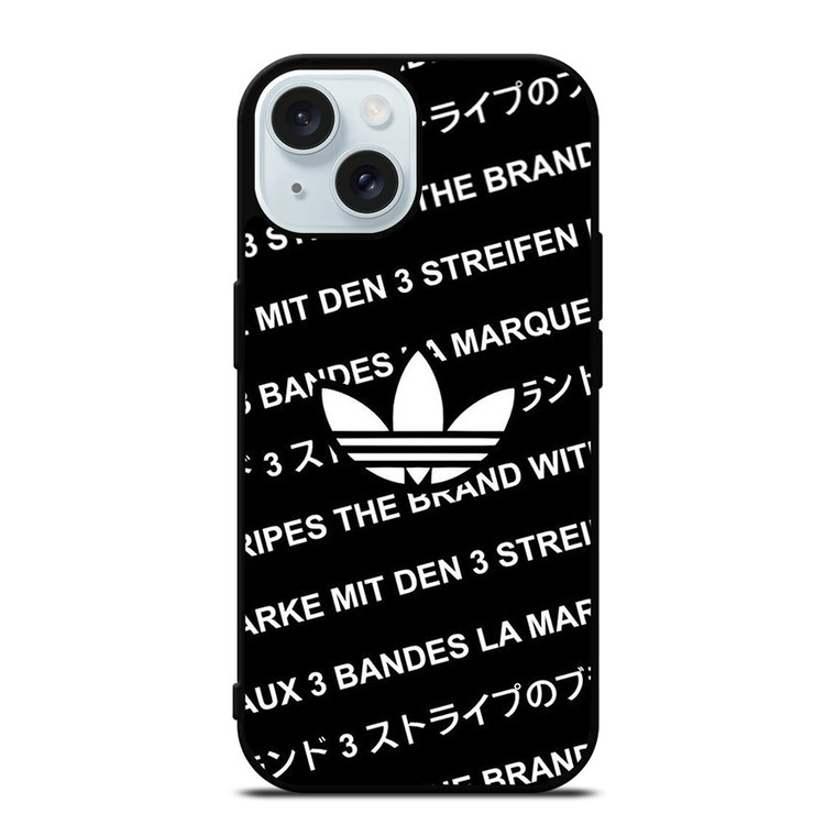 ADIDAS 3 STRIPES iPhone 15 Case Cover