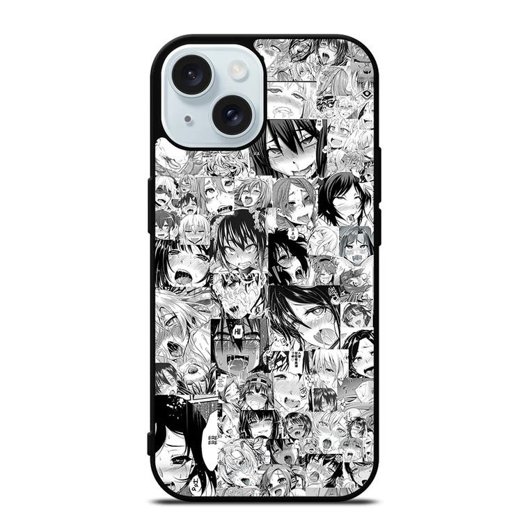 AHEGAO COMIC ANIME iPhone 15 Case Cover