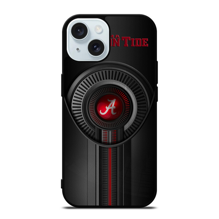 ALABAMA CRIMSON TIDE FOOTBALL LOGO iPhone 15 Case Cover