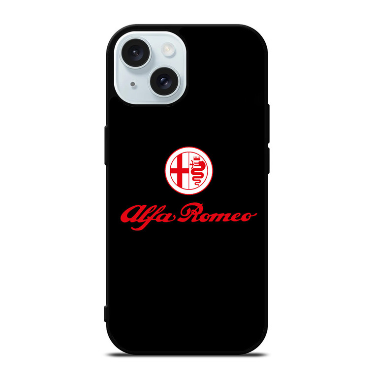 ALFA ROMEO RED SYMBOL iPhone 15 Case Cover