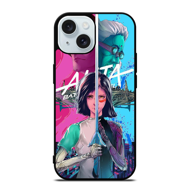 ALITA BATTLE ANGEL ANIME iPhone 15 Case Cover