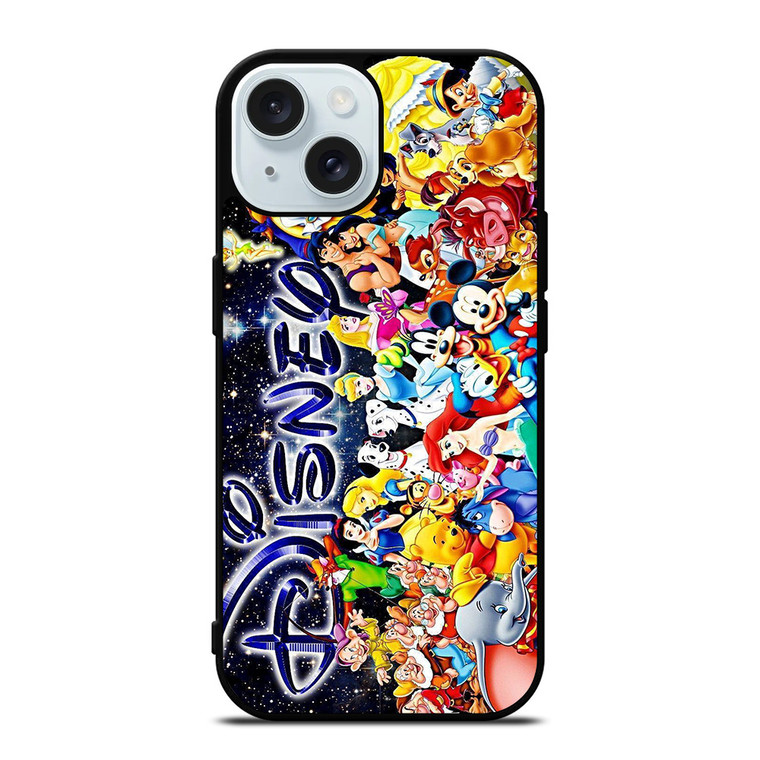 ALL DISNEY CHARACTER CARTOON iPhone 15 Case Cover