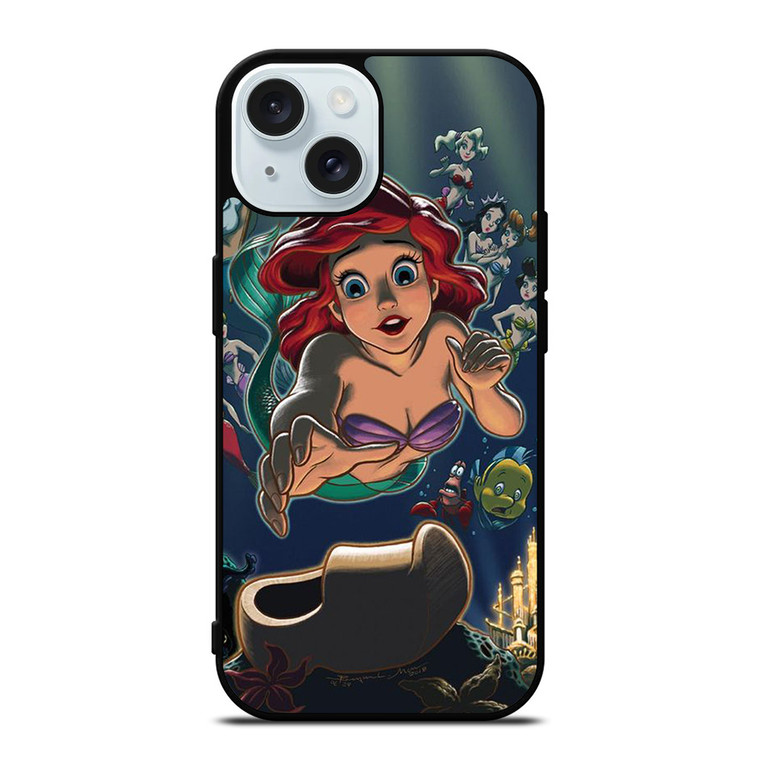 ARIEL THE LITTLE MERMAID DISNEY iPhone 15 Case Cover