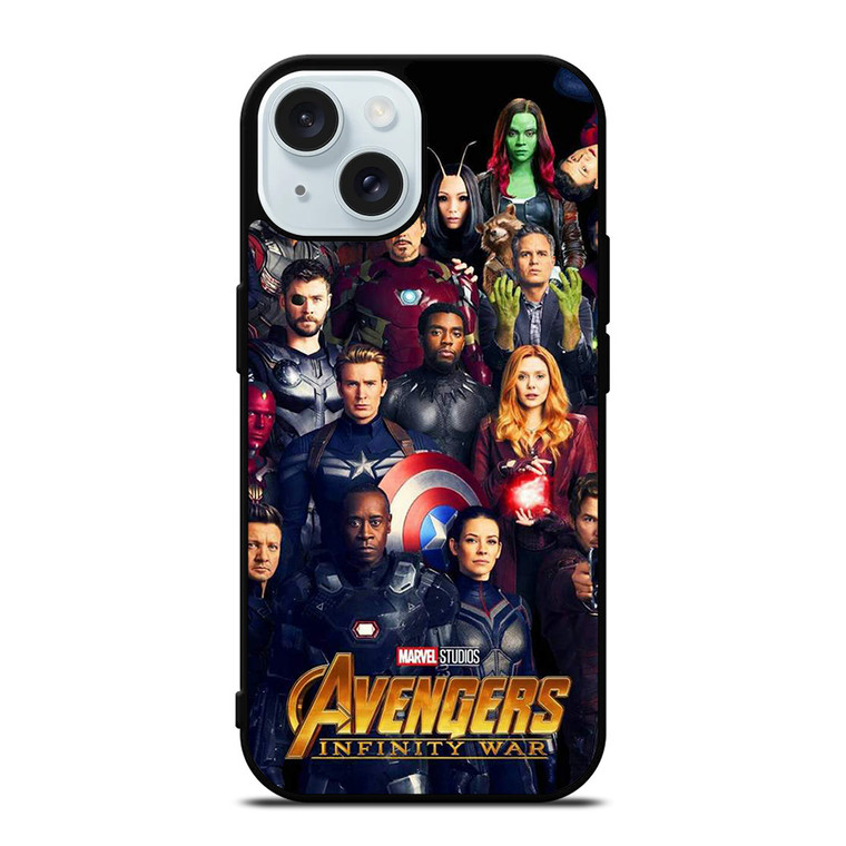 AVENGERS INFINITY WAR MARVEL iPhone 15 Case Cover
