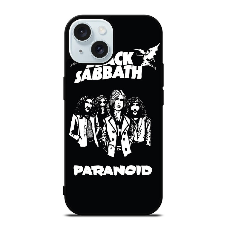 BLACK SABBATH PARANOID iPhone 15 Case Cover