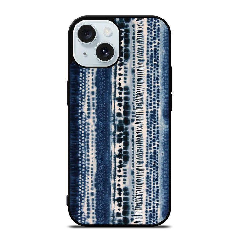 BLUE STRETCHED CHIFFON FABRIC iPhone 15 Case Cover