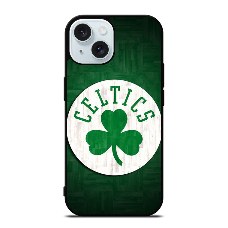 BOSTON CELTICS LEAF LOGO iPhone 15 Case Cover