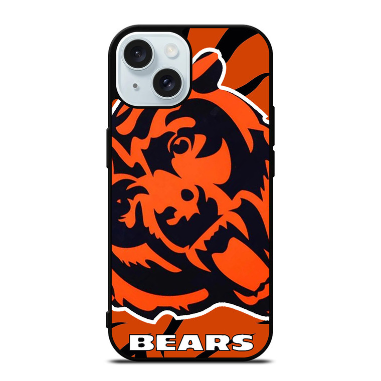 CHICAGO BEARS FOOTBALL SYMBOL iPhone 15 Case Cover