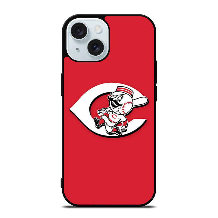 CINCINNATI REDS SYMBOL iPhone 15 Case Cover