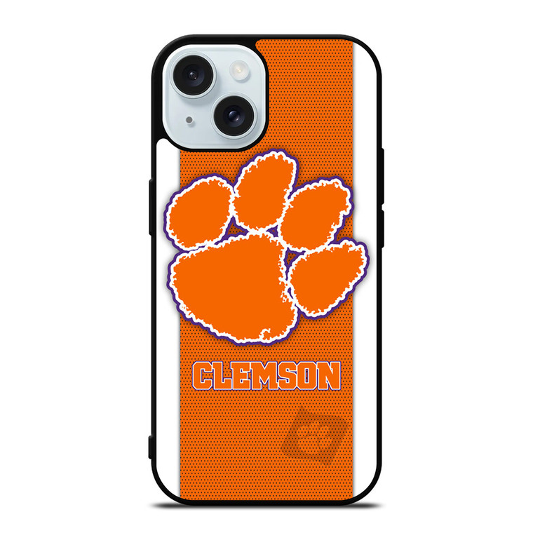 CLEMSON TIGERS NFL SYMBOL iPhone 15 Case Cover