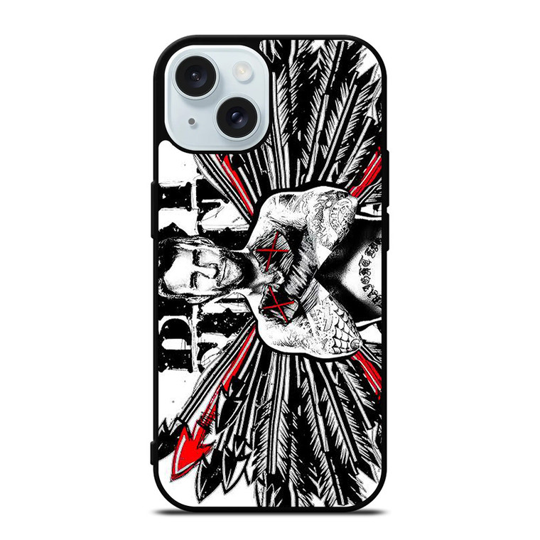 CM PUNK GLOVES ART iPhone 15 Case Cover