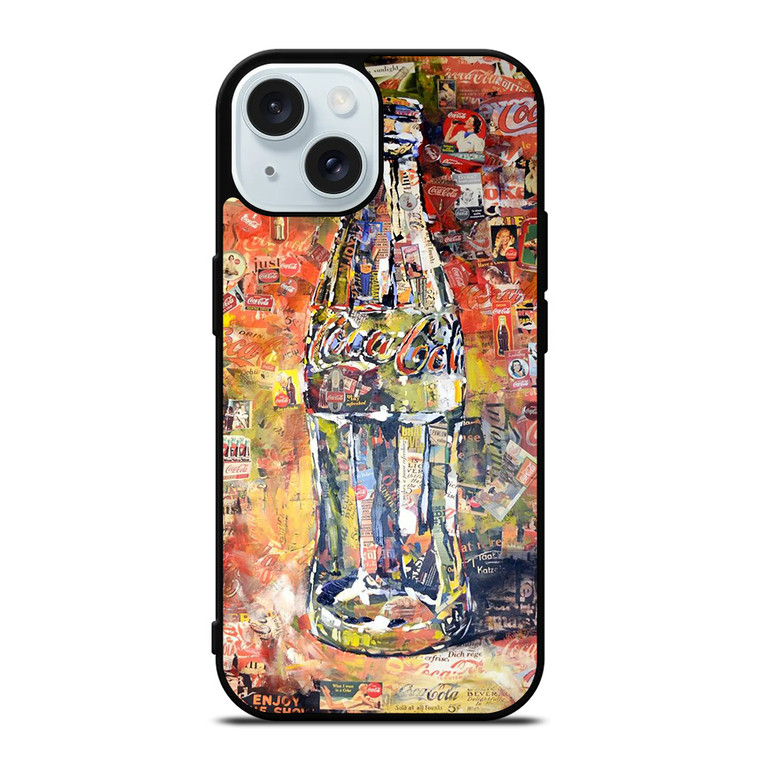 COCA COLA BOTTLE ART iPhone 15 Case Cover