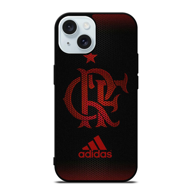 CR FLAMENGO FOOTBALL ADIDAS iPhone 15 Case Cover