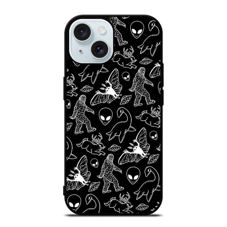 CRYPTID LINE PATTERN iPhone 15 Case Cover