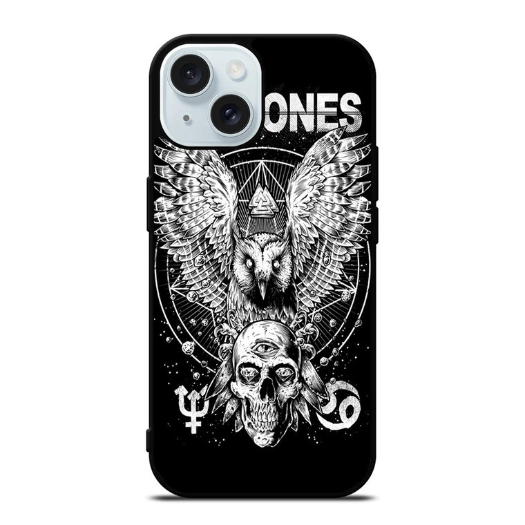 DEFTONES ROCK BAND SKULL LOGO iPhone 15 Case Cover