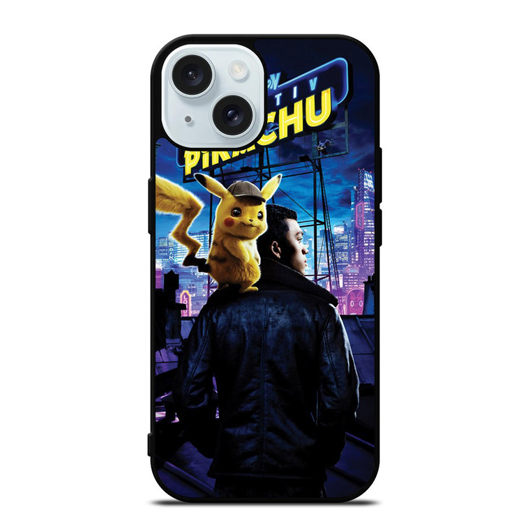 DETECTIVE PIKACHU POKEMON 2 iPhone 15 Case Cover