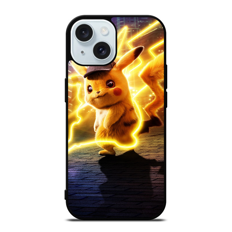 DETECTIVE PIKACHU POKEMON iPhone 15 Case Cover