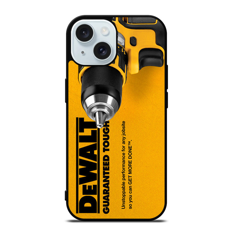 DEWALT GUARANTEED TOUGH LOGO iPhone 15 Case Cover