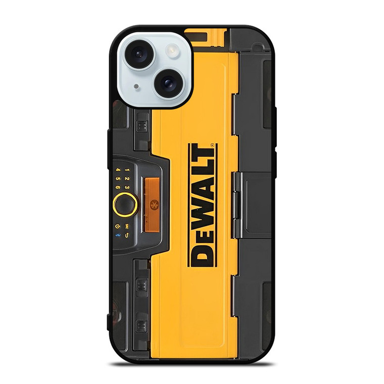 DEWALT TOOL LOGO ICON BLUETOOTH RADIO iPhone 15 Case Cover