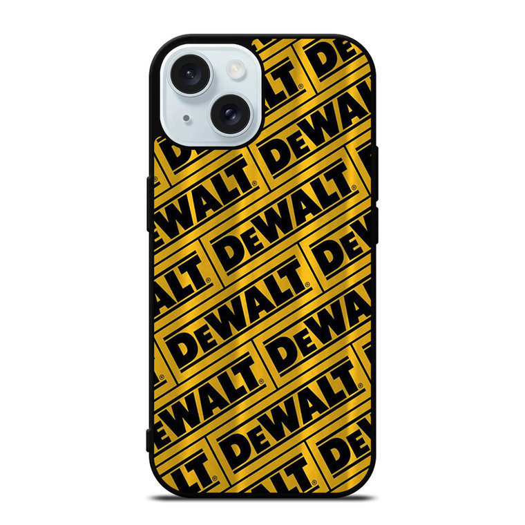 DEWALT TOOLS PATTERN iPhone 15 Case Cover