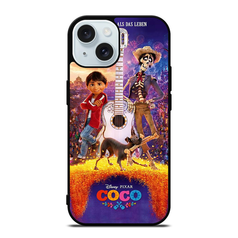 DISNEY COCO POSTER iPhone 15 Case Cover DISNEY COCO POSTER iPhone 15 Case Cover