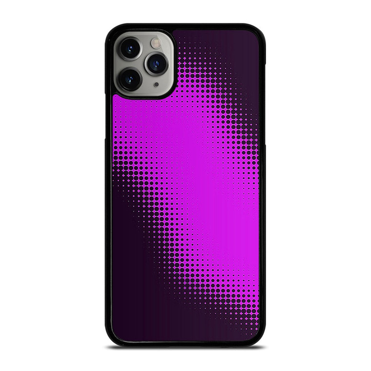 VIOLET HALFTONE PATTERN iPhone 11 Pro Max Case Cover