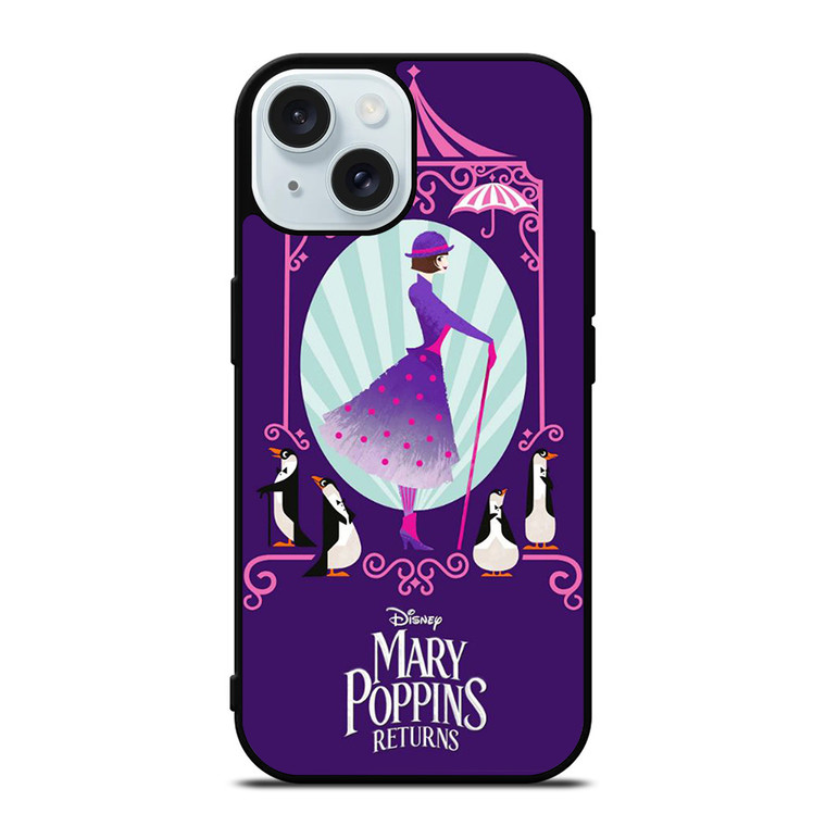 DISNEY MARY POPPINS iPhone 15 Case Cover