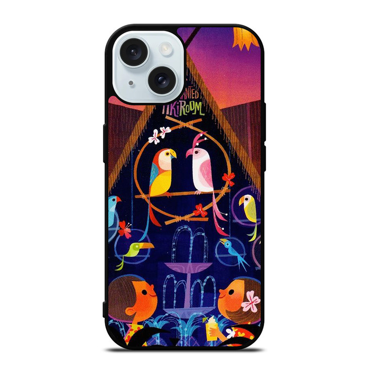 DISNEY THE ENCHANTED TIKI ROOM  iPhone 15 Case Cover DISNEY THE ENCHANTED TIKI ROOM  iPhone 15 Case Cover