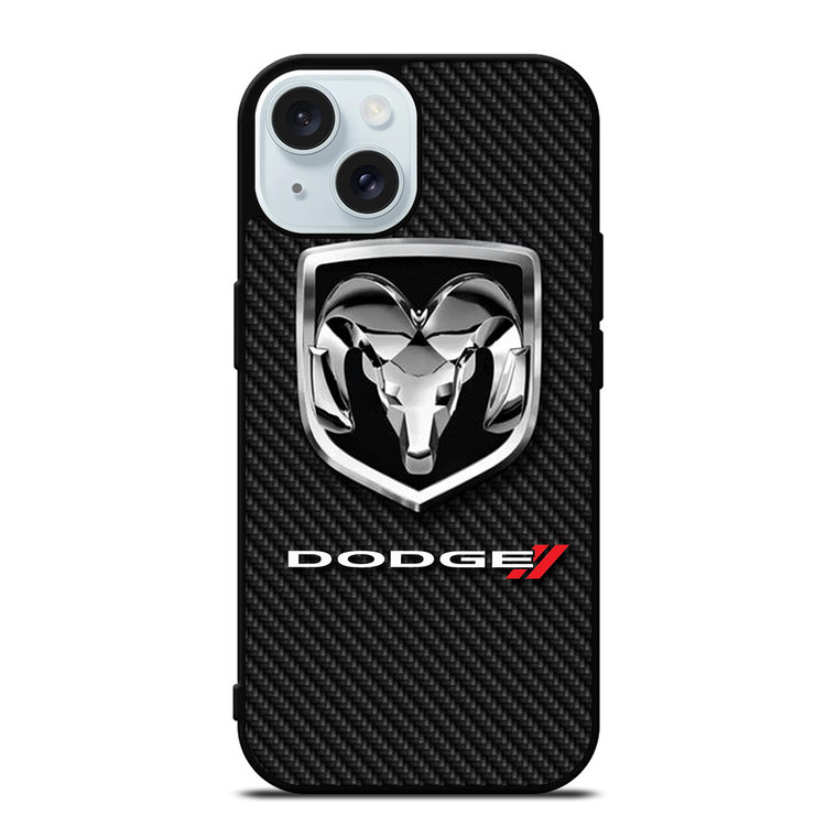 DODGE RAM CARBON iPhone 15 Case Cover