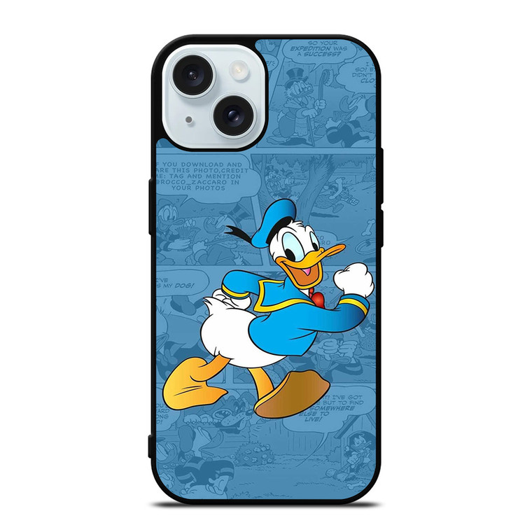 DONALD DUCK COMIC DISNEY iPhone 15 Case Cover