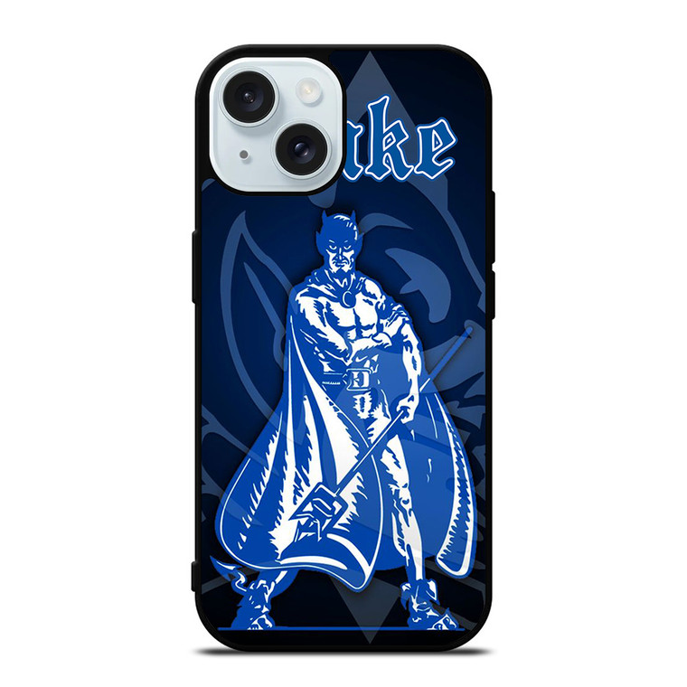 DUKE BLUE DEVILS MASCOT LOGO iPhone 15 Case Cover