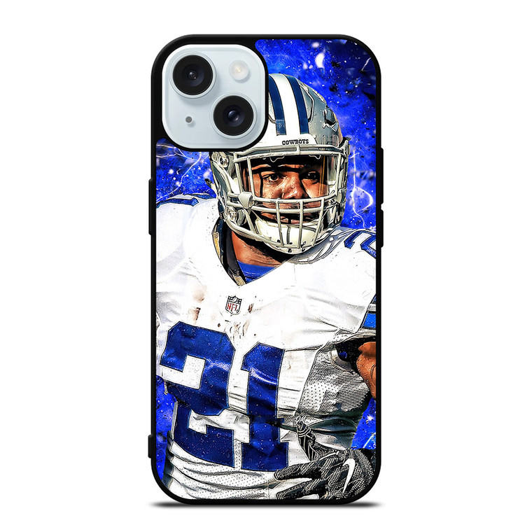 EZEKIEL ELLIOTT DALLAS COWBOYS NFL 2 iPhone 15 Case Cover