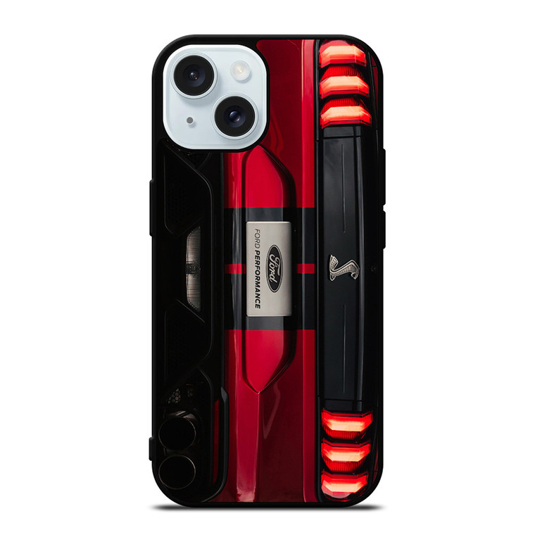 FORD MUSTANG SHELBY BACK VIEW iPhone 15 Case Cover