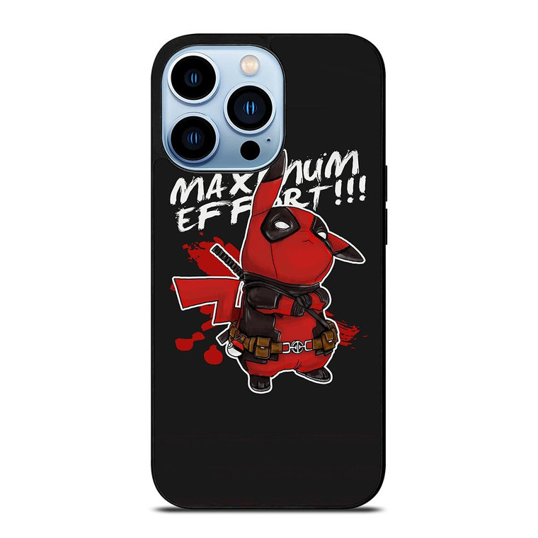 DEADPOOL POKEMON PIKACHU ART iPhone 13 Pro Max Case Cover