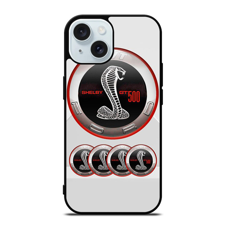 FORD SHELBY LOGO GT 500 SVT iPhone 15 Case Cover